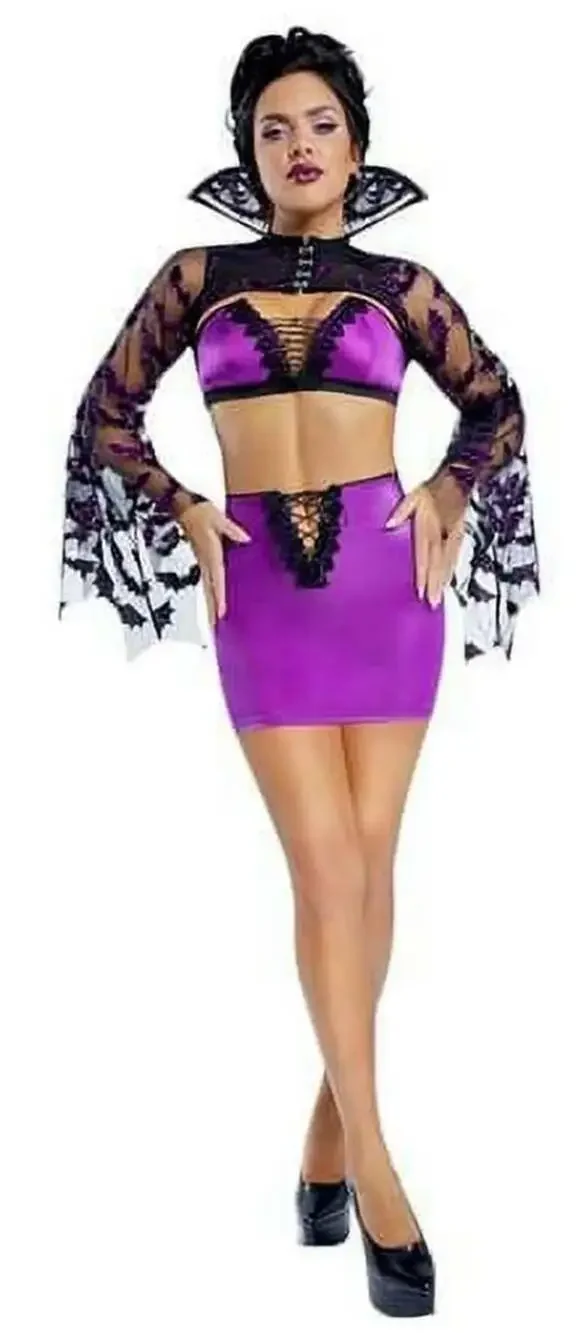 Sexy Adult Women's Costume Vampire Halloween X-Large New NWT Excellent Cosplay